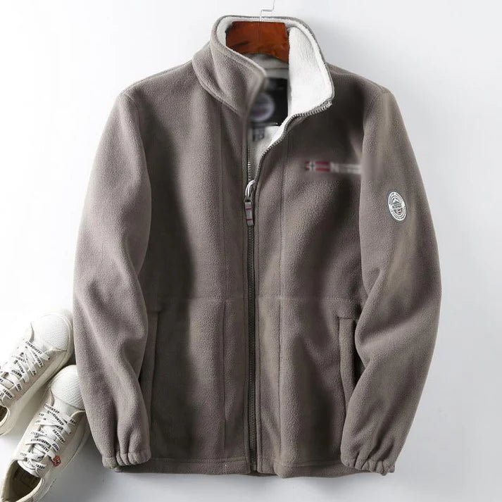 π Unisex Double-Layer Hooded Jacket