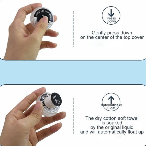 🎁Disposable Portable Press-On Disinfectant Wipes🌸 No added disinfectant wipes 💝 Available for mothers and babies