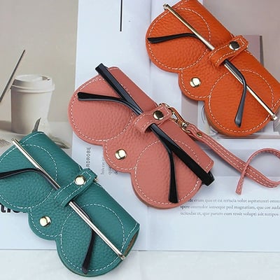 🔥 Hot sale 🔥Soft Leather Sunglasses Bag
