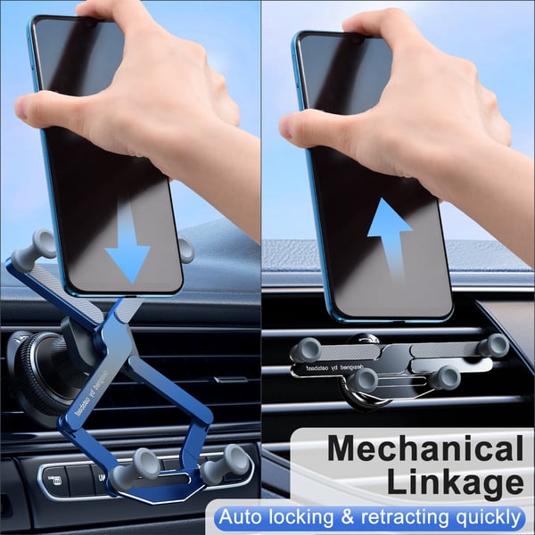 š„2023 new hot saleš„Invisible Rotatable Air Vent Mount Car Phone Holder