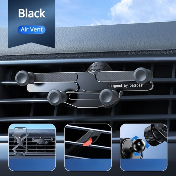 š„2023 new hot saleš„Invisible Rotatable Air Vent Mount Car Phone Holder