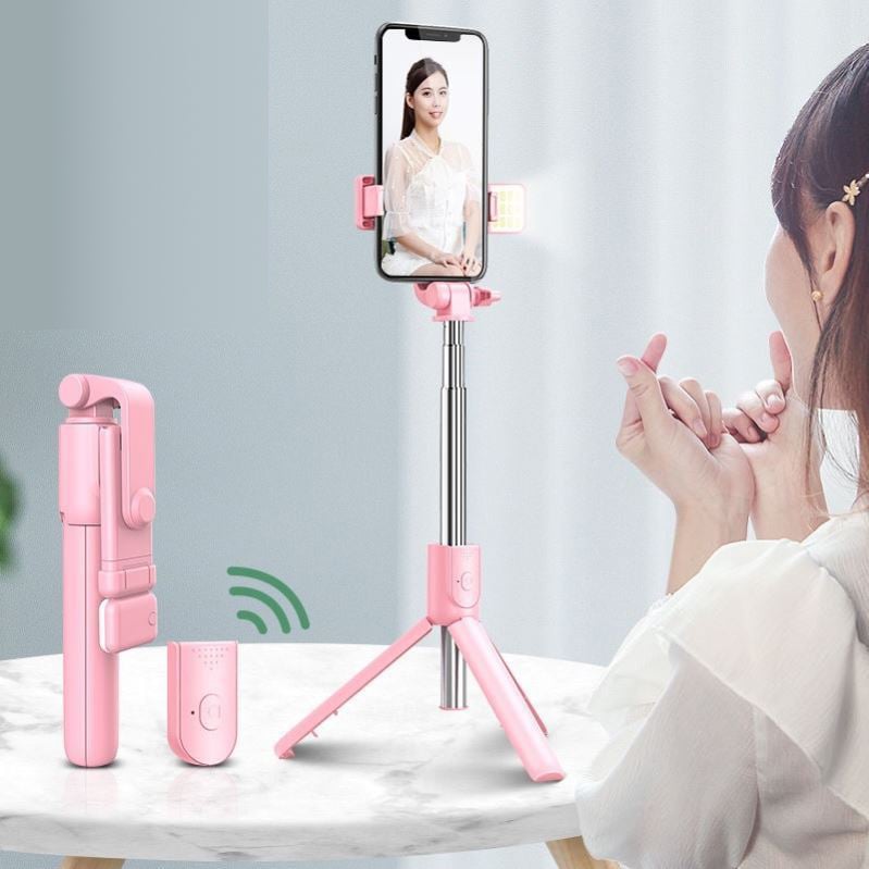 (🔥HOT SALE NOW- 49% OFF🔥) 6 In 1 Wireless Bluetooth Selfie Stick ⚡ BUY 4 GET EXTRA 49% OFF