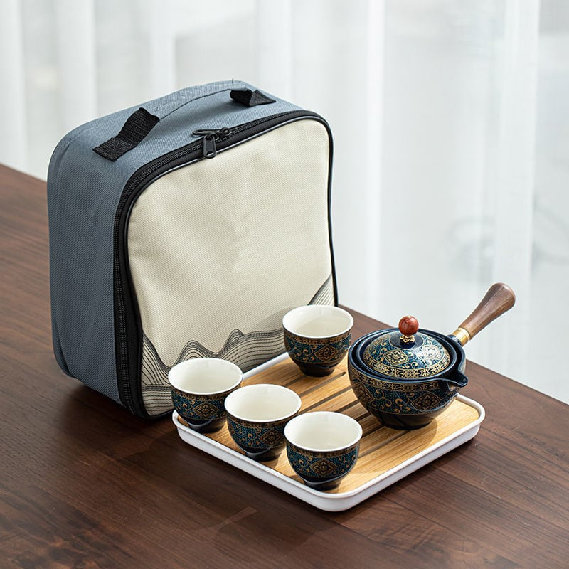 š„49% OFFš„New Rotating Teapotš„With 4 Cups And Suitcase - New 360° Rotating Teapot