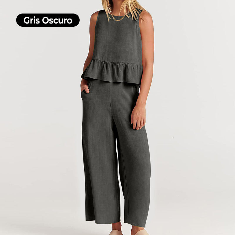 Women's Spring Summer 2 Piece Set - Lounge Set with Pockets (Buy 2, Free Shipping)