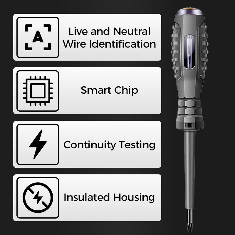 🎉Buy 2 Get 1 Free🎉2-in-1 High Torque Strong Magnetic Screwdriver Electricity Detector