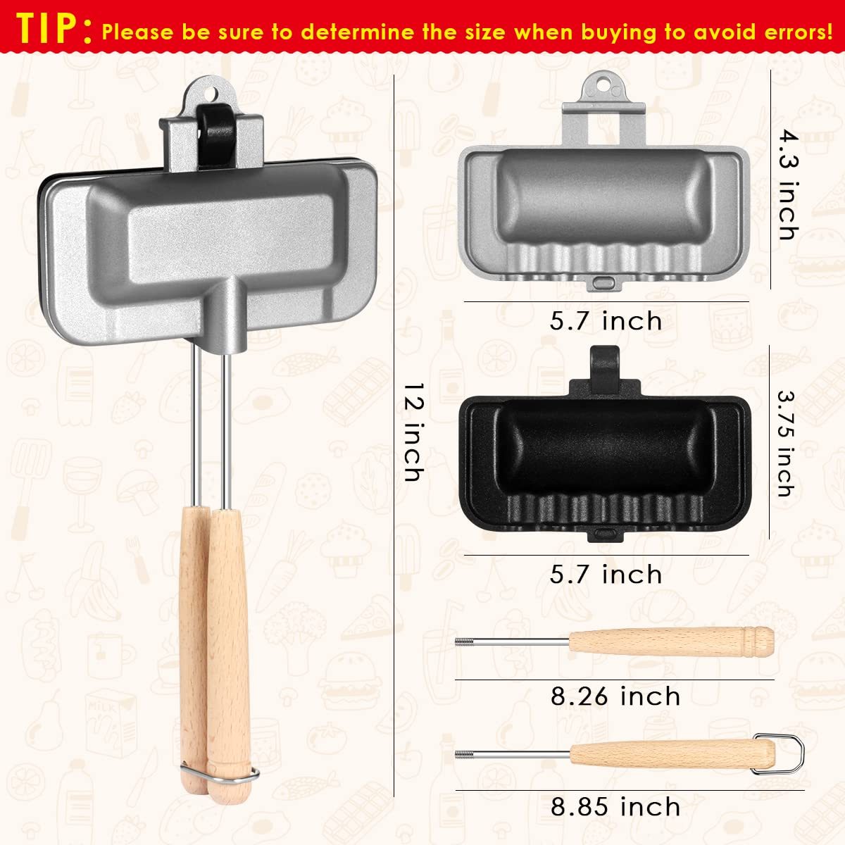🔥new hot sale🔥Removable Sandwich Pan (BUY 2 FREE SHIPPING)