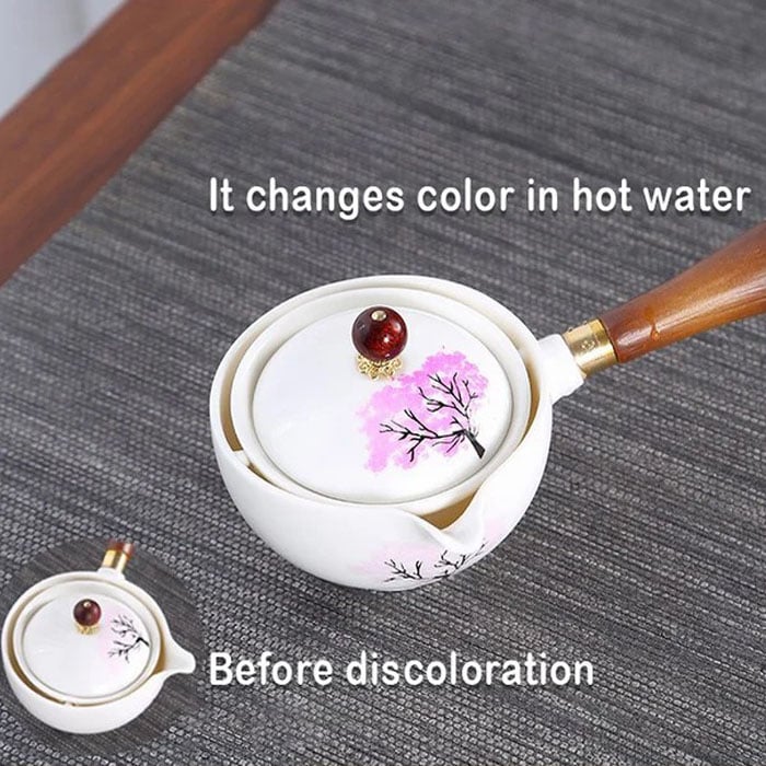 š„49% OFFš„New Rotating Teapotš„With 4 Cups And Suitcase - New 360° Rotating Teapot