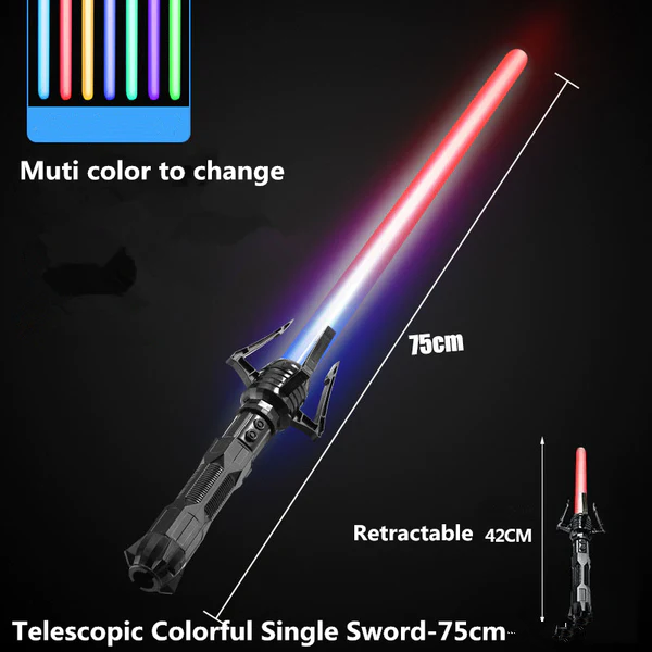 🔥2023 New🔥 Cyberpunk Laser Sword,Sound effects, scalable, seven colors,cosplay props