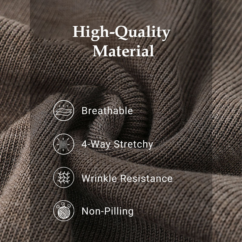 🔥Women's solid color Long Sleeve Jumper & Pleated Bottom Dress