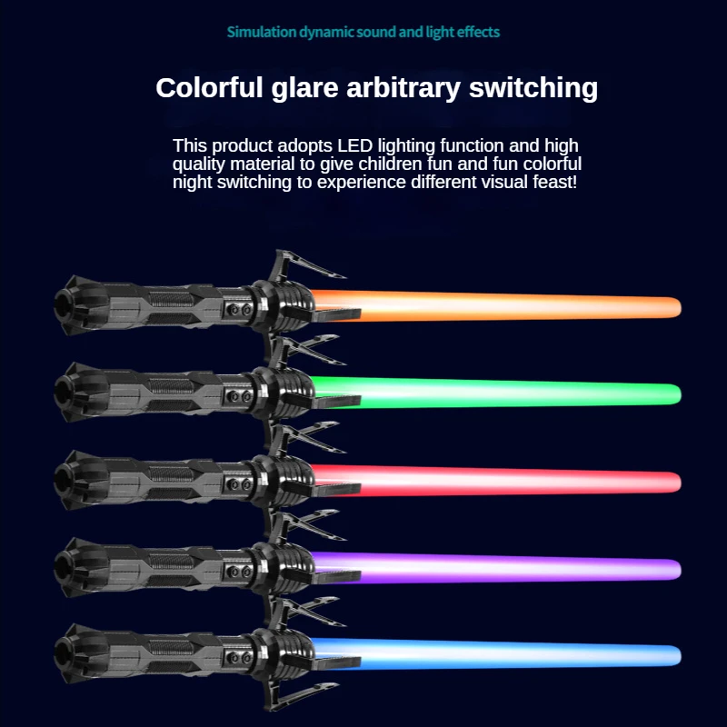 🔥2023 New🔥 Cyberpunk Laser Sword,Sound effects, scalable, seven colors,cosplay props