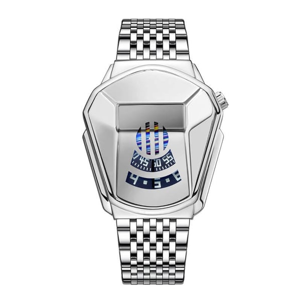 Men's Wrist Watch Stainless Steel Technology Fashion Quartz Watch