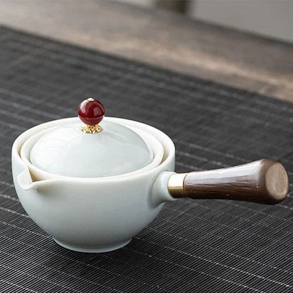š„49% OFFš„New Rotating Teapotš„With 4 Cups And Suitcase - New 360° Rotating Teapot
