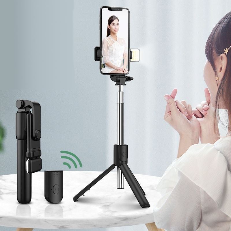 (🔥HOT SALE NOW- 49% OFF🔥) 6 In 1 Wireless Bluetooth Selfie Stick ⚡ BUY 4 GET EXTRA 49% OFF