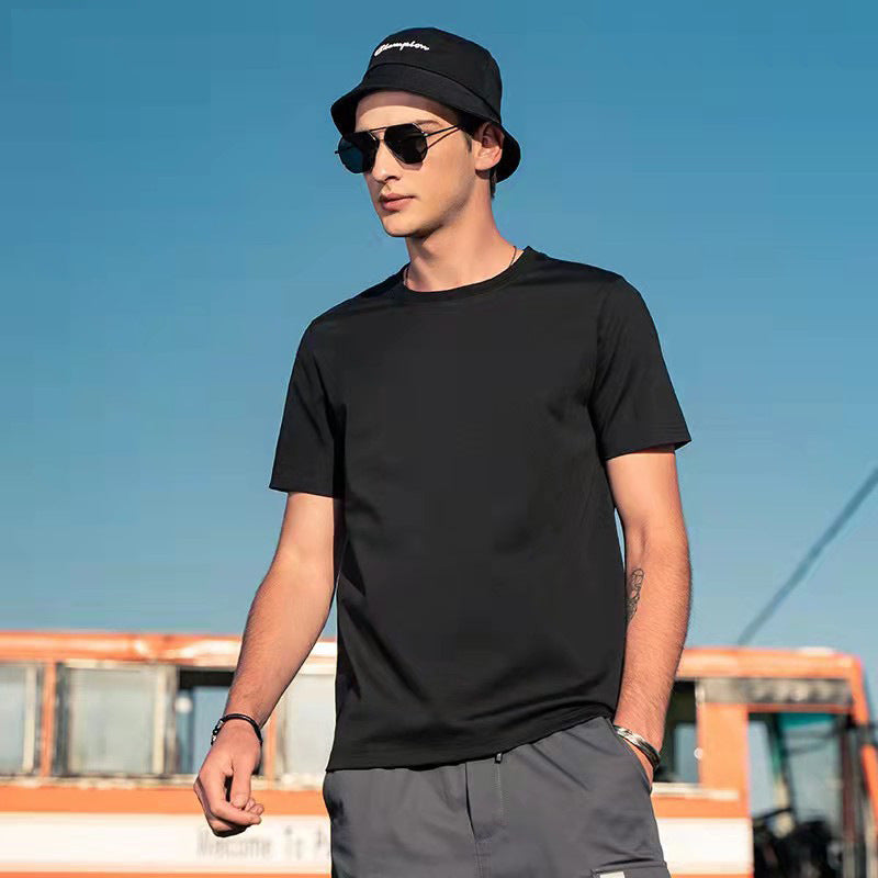 🔥45% off🔥Ice Silk Cotton Men's Short Sleeve T-shirt