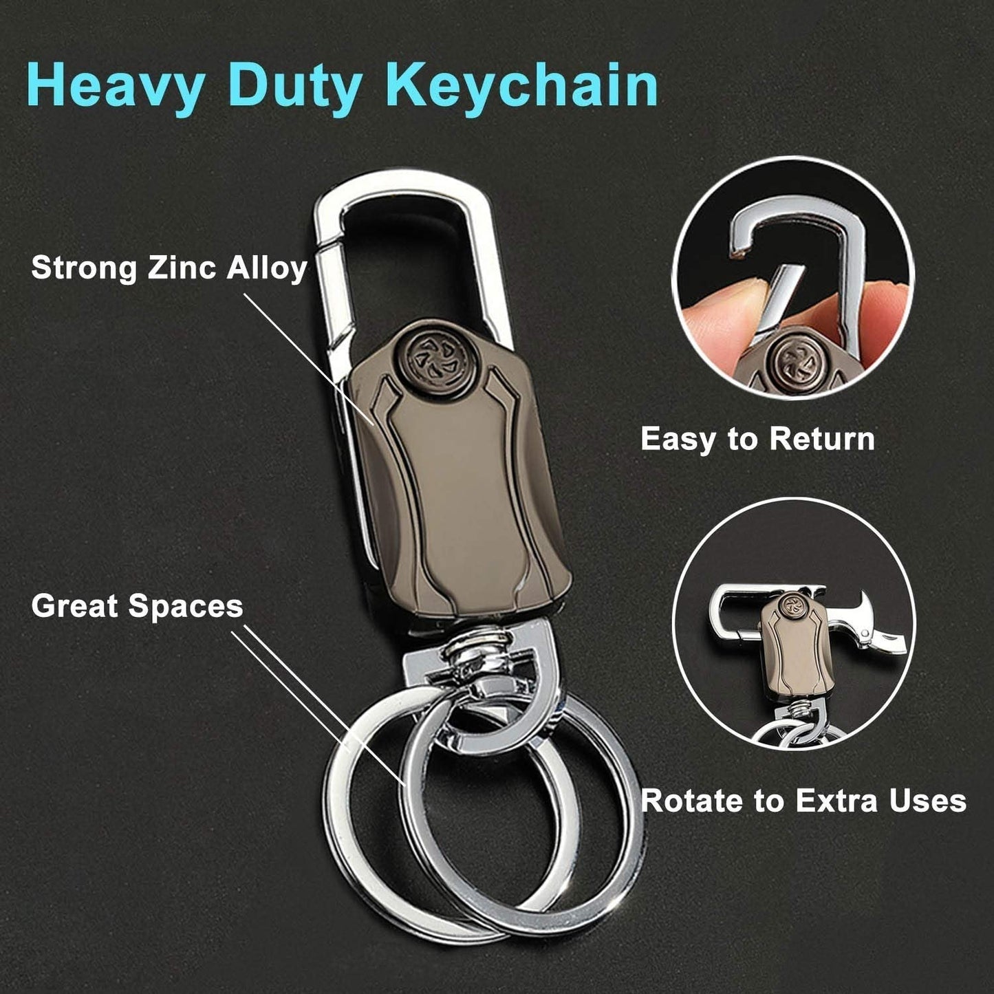 Multifunctional Keychain Corkscrew