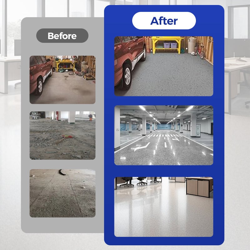 🔥Last Day 48% OFF⏰✨High Gloss Effect Epoxy Floor Coating with Marble