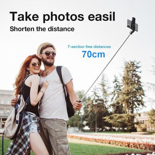 (🔥HOT SALE NOW- 49% OFF🔥) 6 In 1 Wireless Bluetooth Selfie Stick ⚡ BUY 4 GET EXTRA 49% OFF