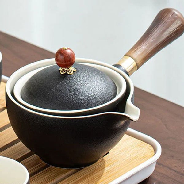 š„49% OFFš„New Rotating Teapotš„With 4 Cups And Suitcase - New 360° Rotating Teapot