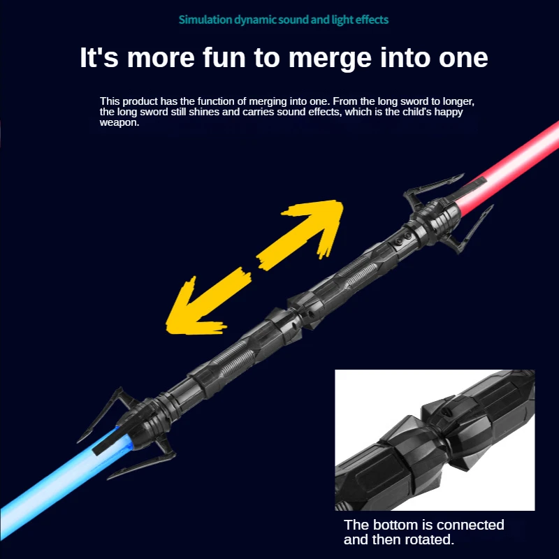 🔥2023 New🔥 Cyberpunk Laser Sword,Sound effects, scalable, seven colors,cosplay props