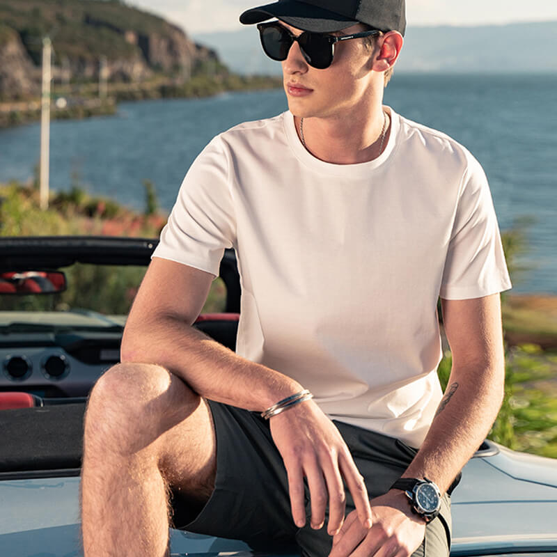 🔥45% off🔥Ice Silk Cotton Men's Short Sleeve T-shirt