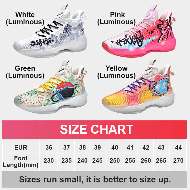 đ„free shippingđ„Bgnieđ„ Luminous Basketball Shoes Sneakers