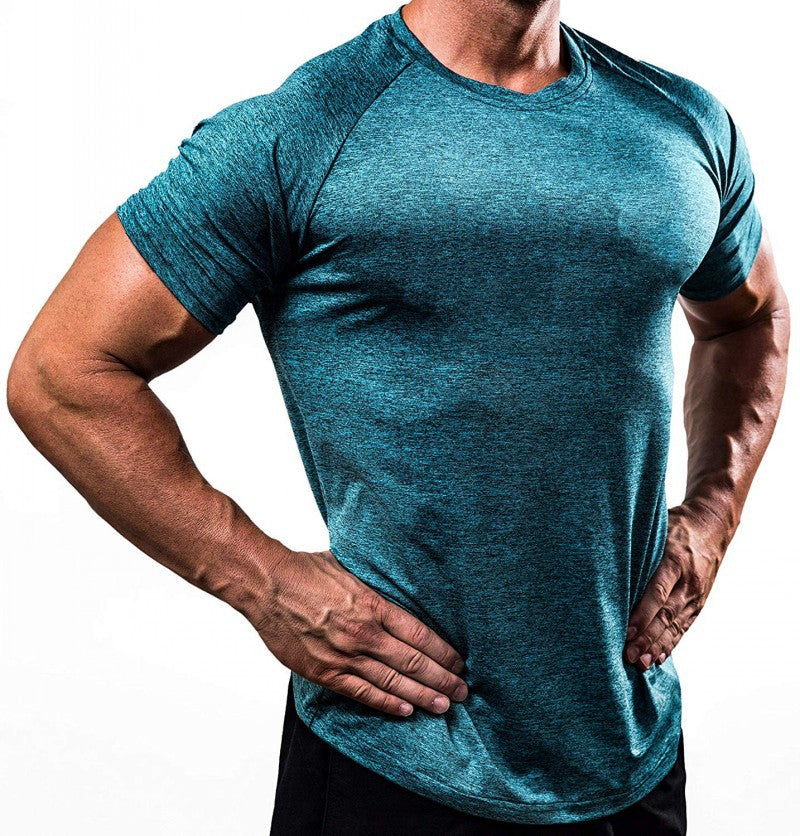 🔥2023 new 🔥 Men's quick-drying high-elasticity fitness running T-shirt, sportswear