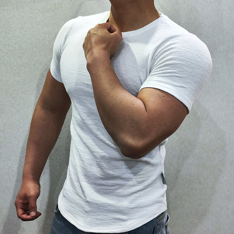 🔥2023 new 🔥 Men's quick-drying high-elasticity fitness running T-shirt, sportswear