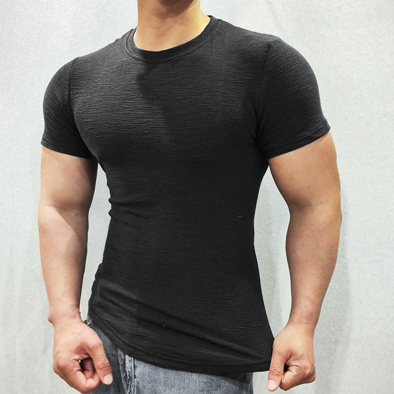 🔥2023 new 🔥 Men's quick-drying high-elasticity fitness running T-shirt, sportswear