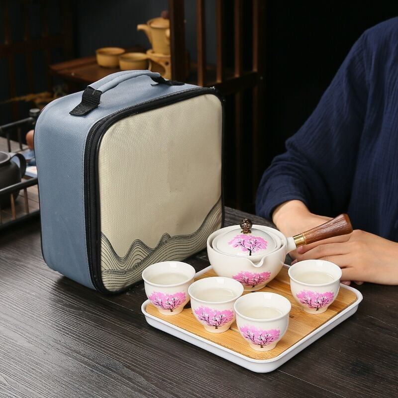 š„49% OFFš„New Rotating Teapotš„With 4 Cups And Suitcase - New 360° Rotating Teapot