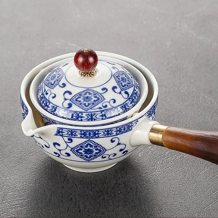 š„49% OFFš„New Rotating Teapotš„With 4 Cups And Suitcase - New 360° Rotating Teapot