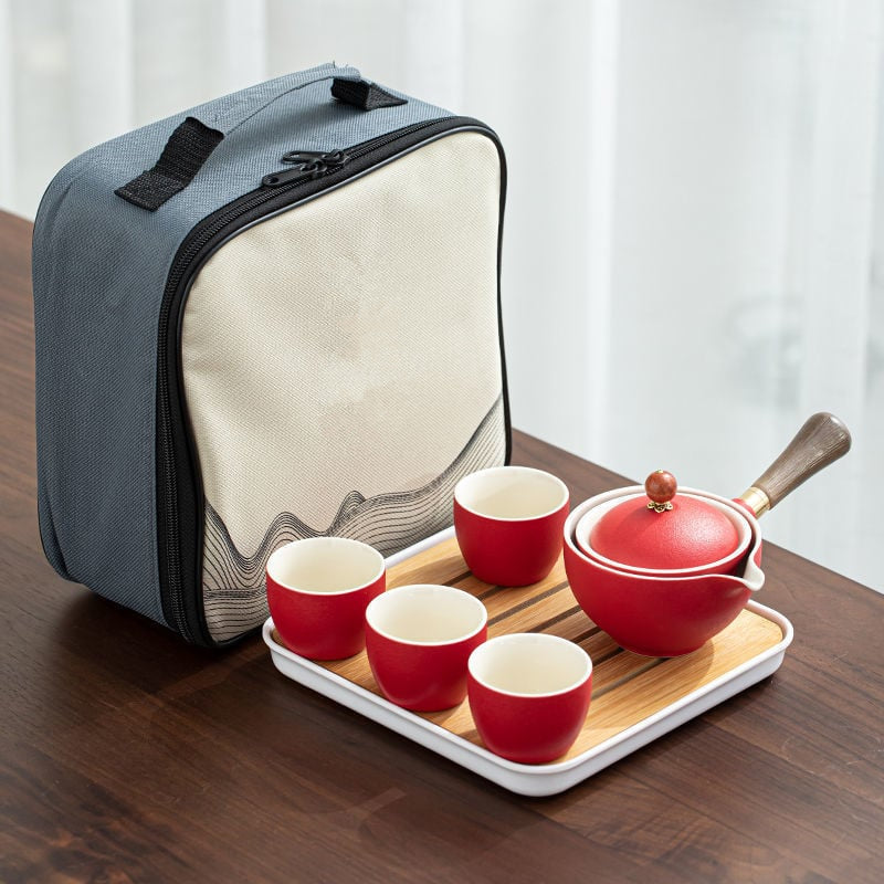 š„49% OFFš„New Rotating Teapotš„With 4 Cups And Suitcase - New 360° Rotating Teapot