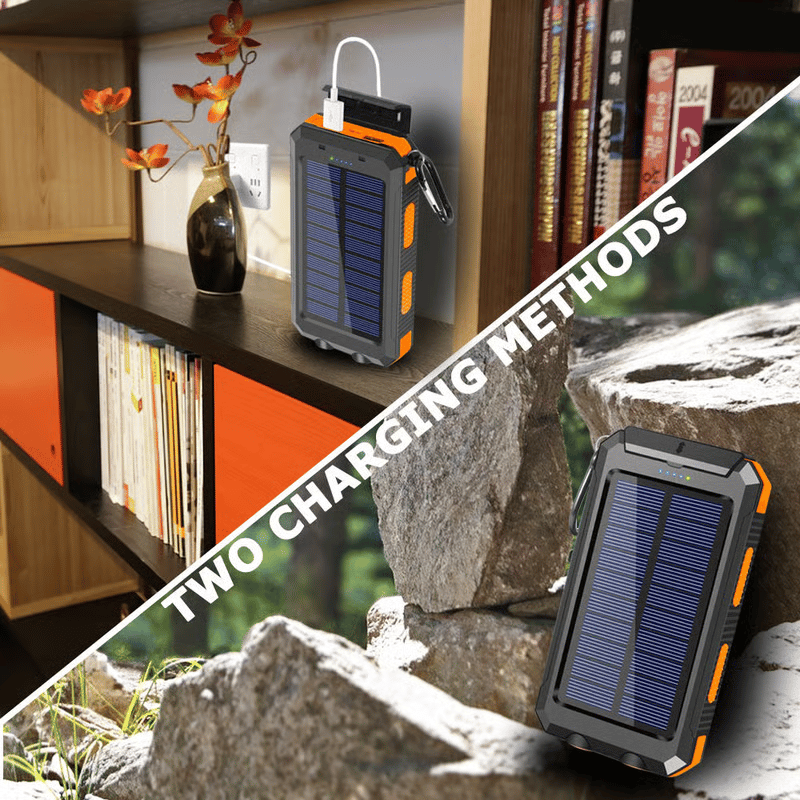📢🔥Hot Sale🔥Waterproof Solar Power Bank