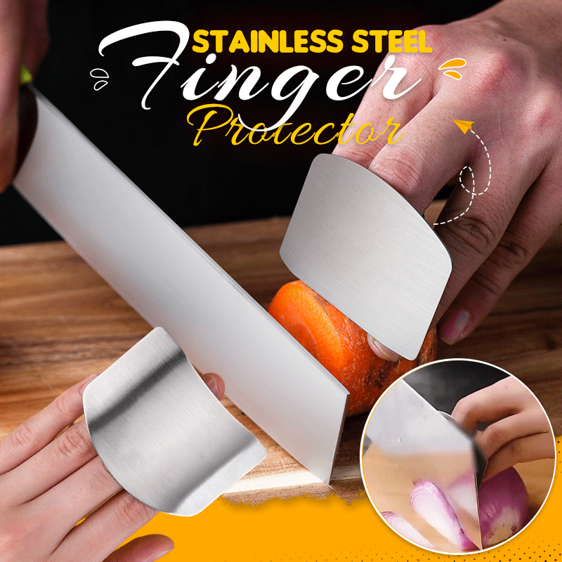 👩🍳Artefact kitchen - Stainless steel finger guards 【2 bought 1 free】