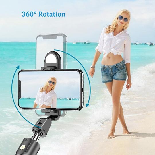 (🔥HOT SALE NOW- 49% OFF🔥) 6 In 1 Wireless Bluetooth Selfie Stick ⚡ BUY 4 GET EXTRA 49% OFF