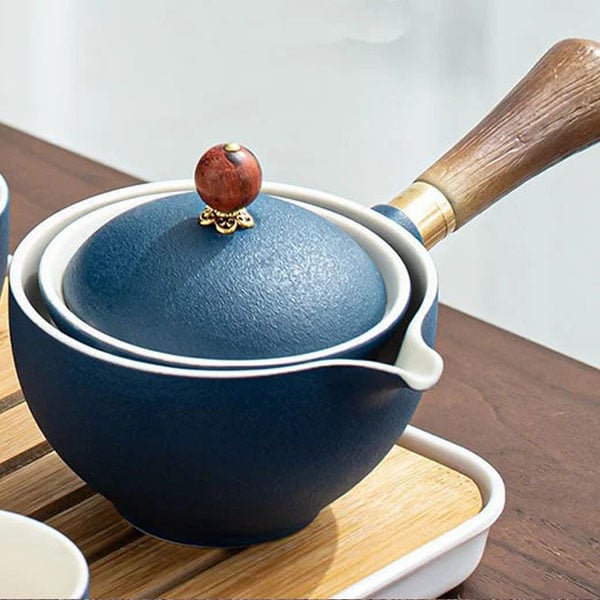 š„49% OFFš„New Rotating Teapotš„With 4 Cups And Suitcase - New 360° Rotating Teapot