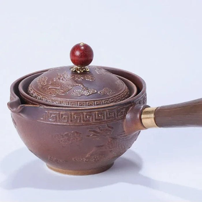 š„49% OFFš„New Rotating Teapotš„With 4 Cups And Suitcase - New 360° Rotating Teapot