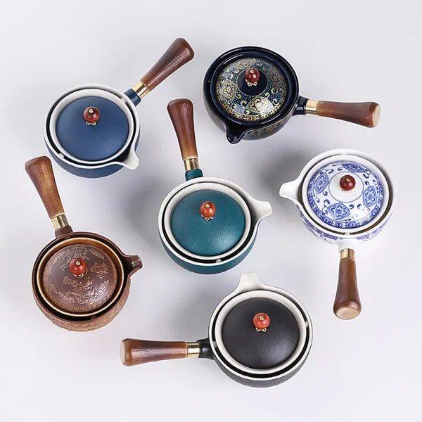š„49% OFFš„New Rotating Teapotš„With 4 Cups And Suitcase - New 360° Rotating Teapot