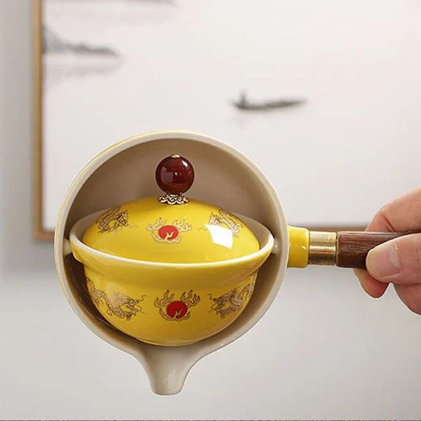 š„49% OFFš„New Rotating Teapotš„With 4 Cups And Suitcase - New 360° Rotating Teapot