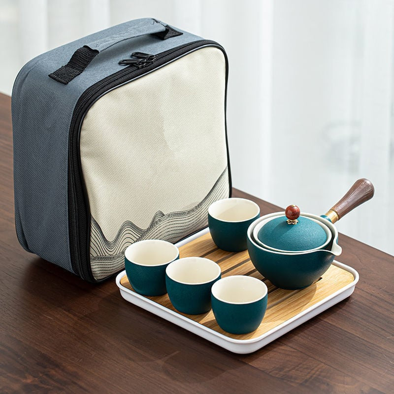 š„49% OFFš„New Rotating Teapotš„With 4 Cups And Suitcase - New 360° Rotating Teapot