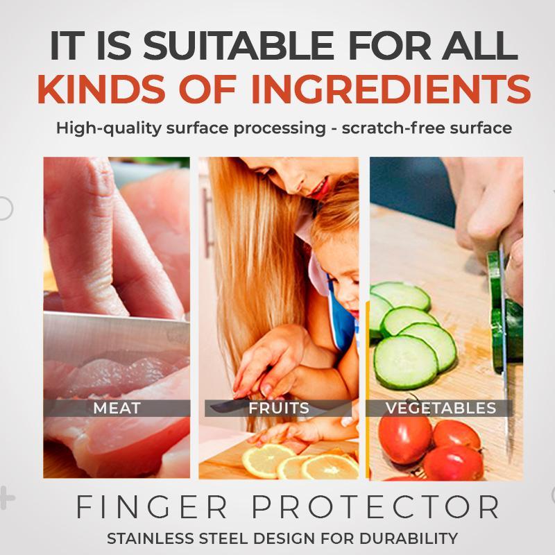 👩🍳Artefact kitchen - Stainless steel finger guards 【2 bought 1 free】