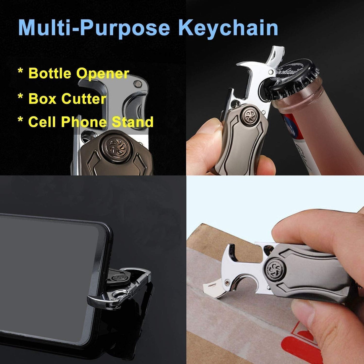 Multifunctional Keychain Corkscrew
