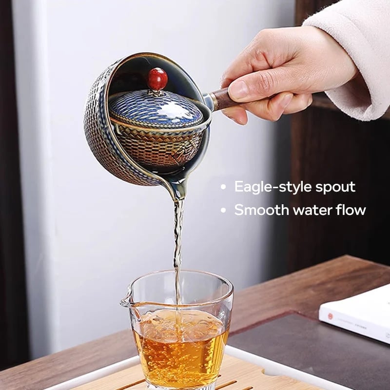 š„49% OFFš„New Rotating Teapotš„With 4 Cups And Suitcase - New 360° Rotating Teapot