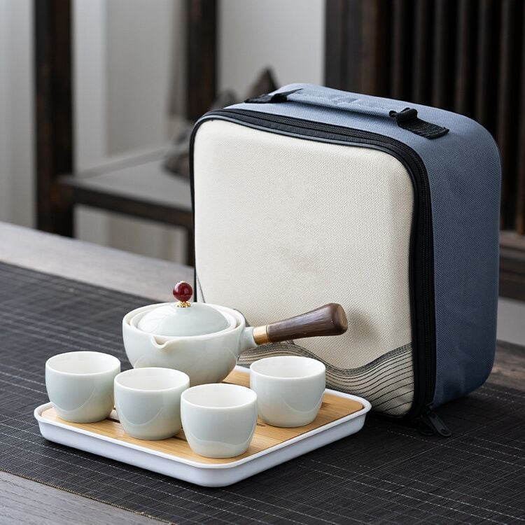 š„49% OFFš„New Rotating Teapotš„With 4 Cups And Suitcase - New 360° Rotating Teapot
