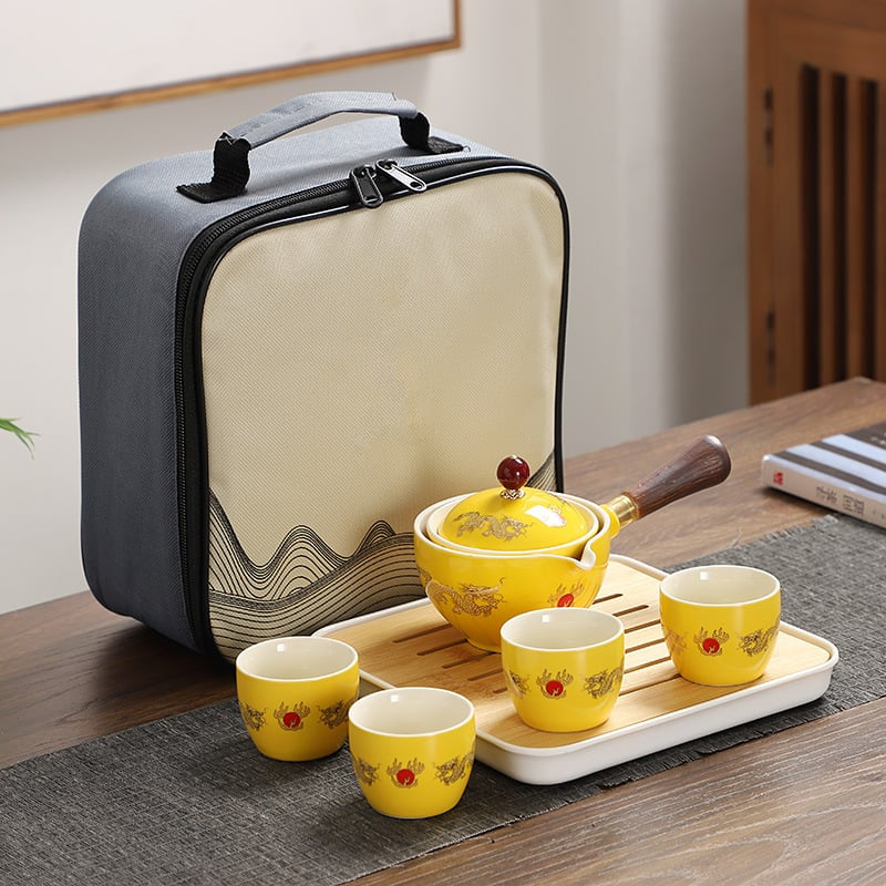 š„49% OFFš„New Rotating Teapotš„With 4 Cups And Suitcase - New 360° Rotating Teapot