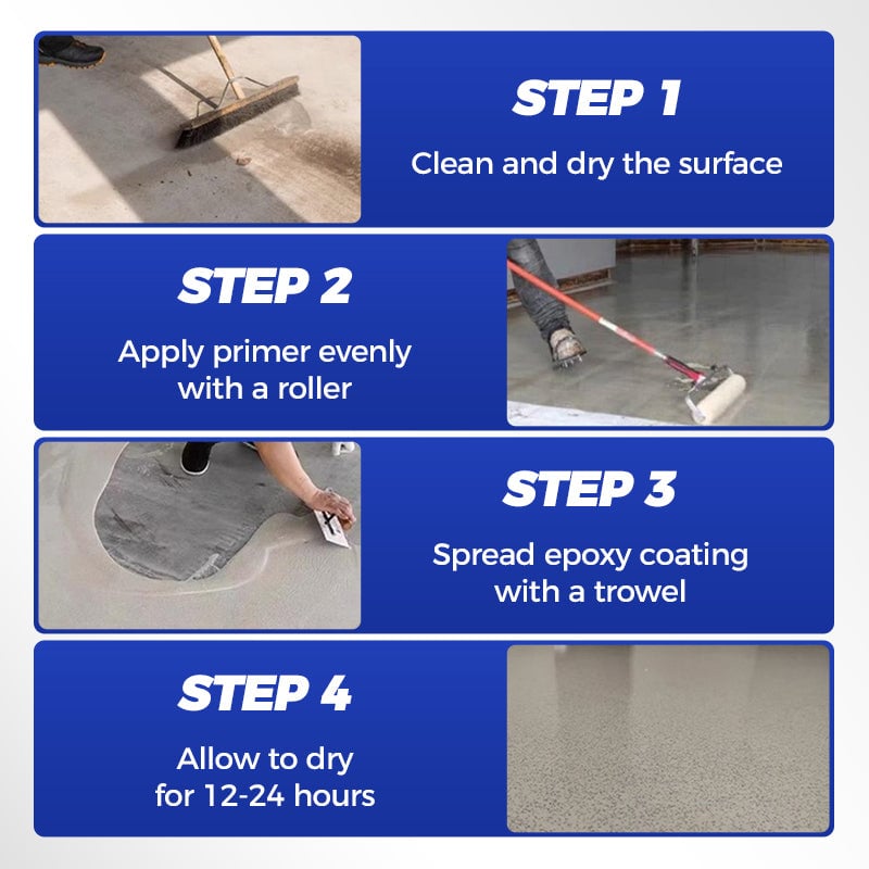 🔥Last Day 48% OFF⏰✨High Gloss Effect Epoxy Floor Coating with Marble