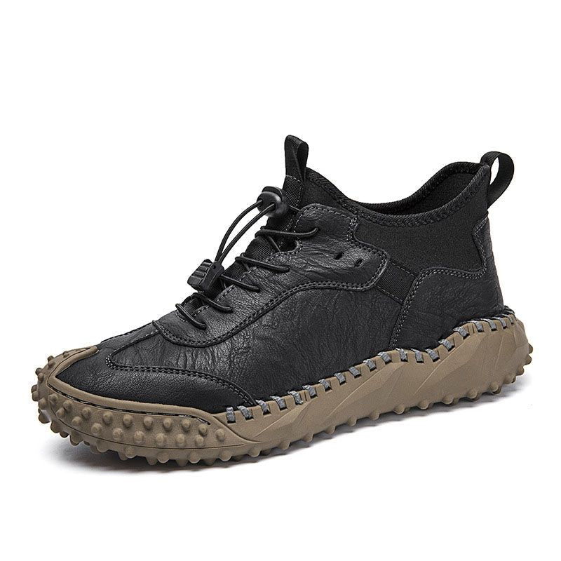 【49% OFF】 Men's hand-stitched leather casual sneakers🔥Buy 2 pairs,Free Shipping 🔥