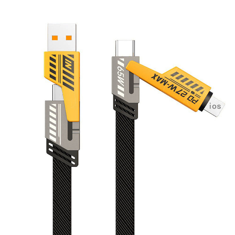 š„NEW HOT SALEš„4 in 1 PD 27W 65W Fast Charging Cable