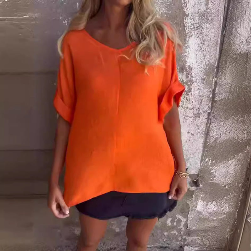 🔥Summer Sale🔥Oversize V-Neck T Shirt for Women