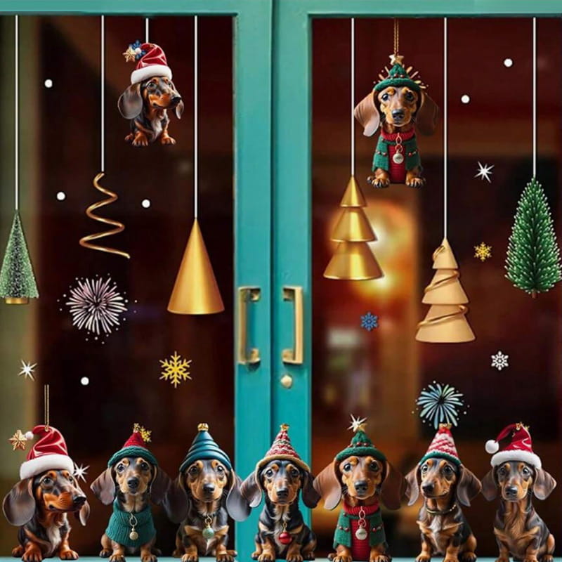 🎄Dog Christmas tree ornament✨Hanging dog ornaments