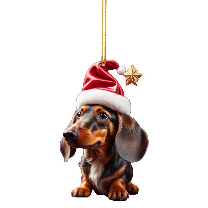 🎄Dog Christmas tree ornament✨Hanging dog ornaments